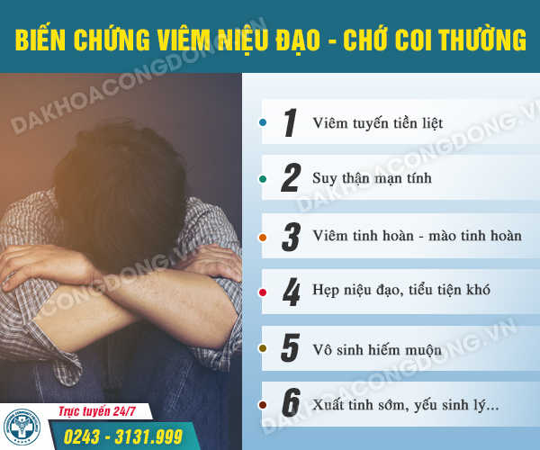Ngã ngửa khi biết hậu quả của viêm niệu đạo