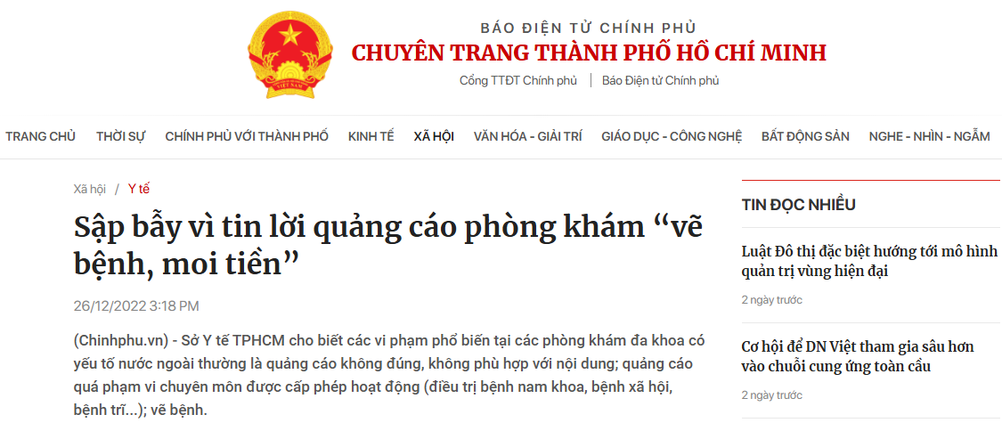 Đa khoa Cộng Đồng – xây dựng niềm tin từ chất lượng khám chữa bệnh thực chất